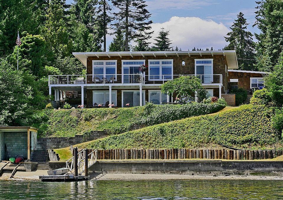 Waterfront with Dock, Boat House