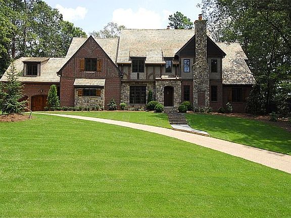 Tudor Inspired William T. Baker Design Home in Atlanta's premier location 