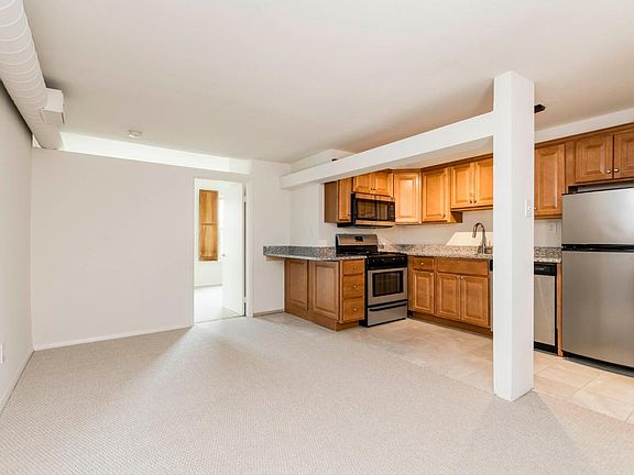living room and kitchen