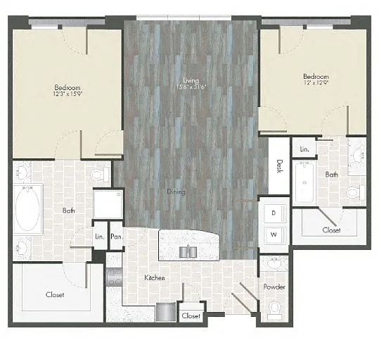 Floor plan B2