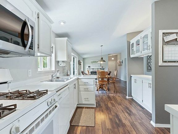 Kitchen open to Dining