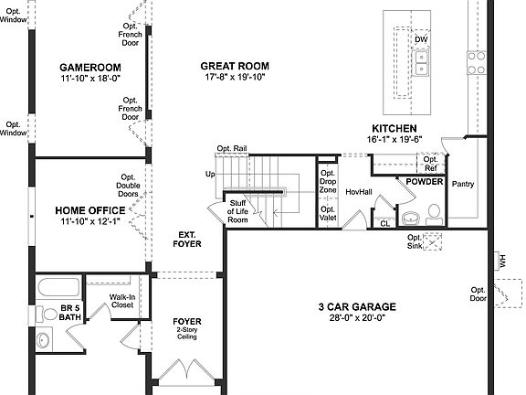 Rosada first floor