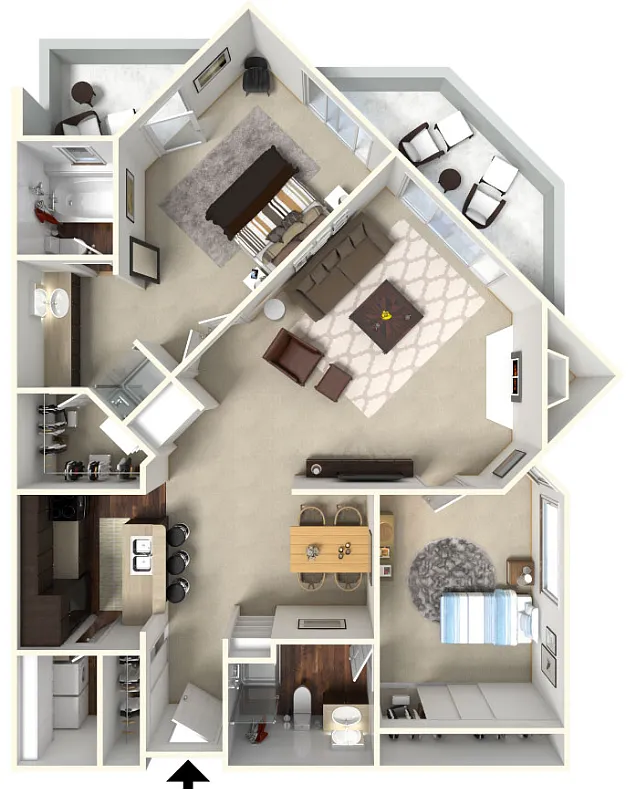 Floor plan Pagosa