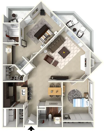 Floor plan Pagosa
