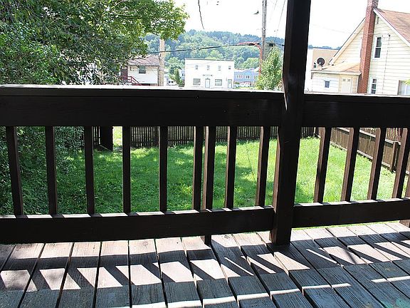Fenced-in backyard