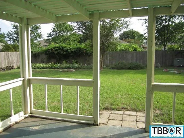 very spacious green yard