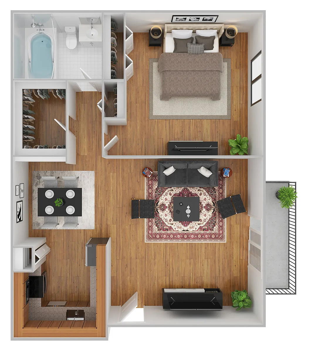 Floor plan The Astor