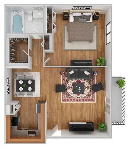 Floor plan The Astor