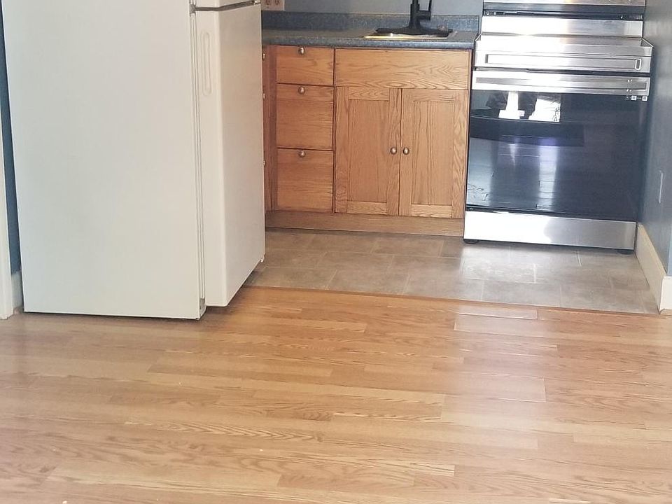 Kitchen combined with living room. New appliances.