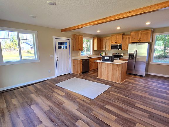 Kitchen and living space