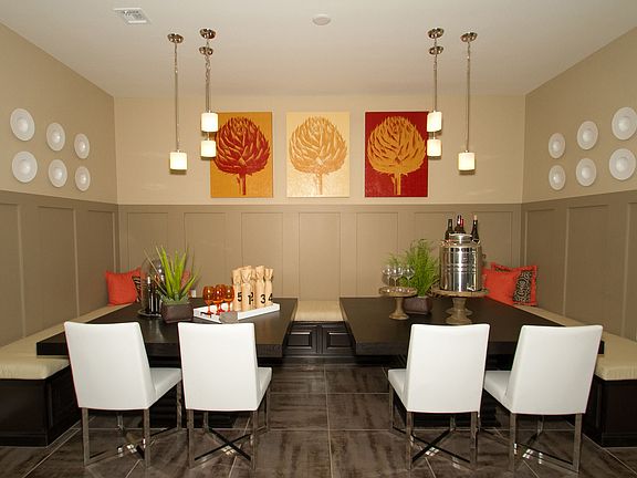 Dining room open to kitchen