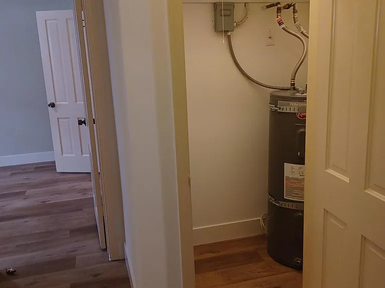 Hallway storage room.