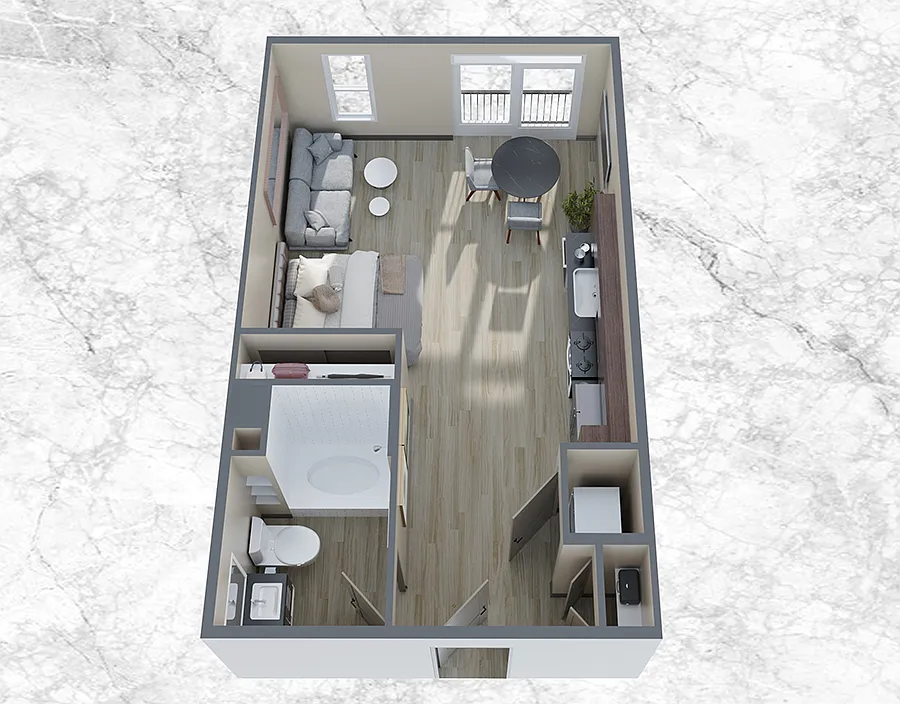 Floor plan Studio S2