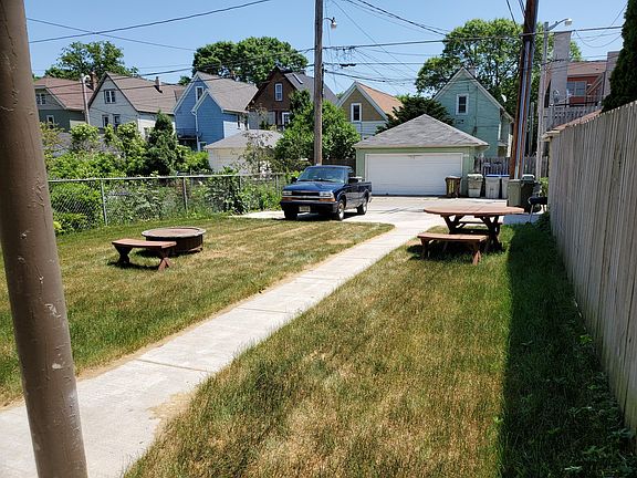 rear yard and off street parking
