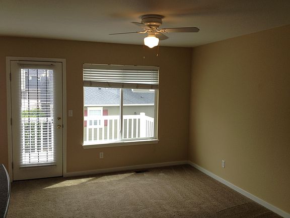Dining space and back deck