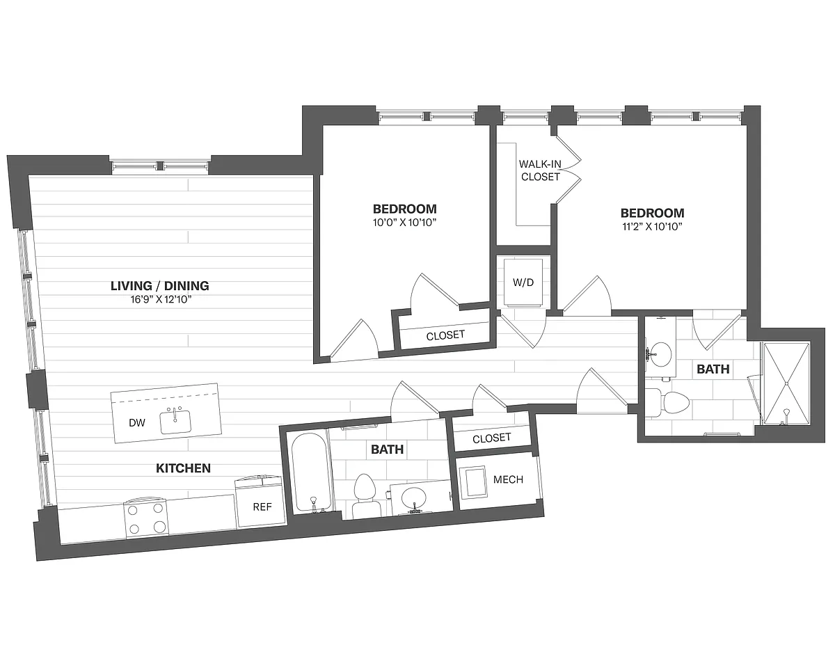 Floor plan 2B