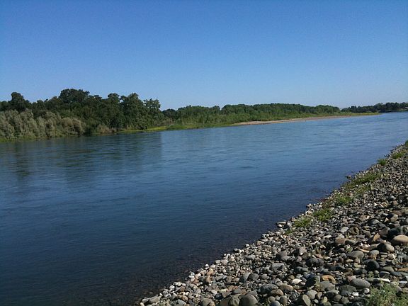 There is river access