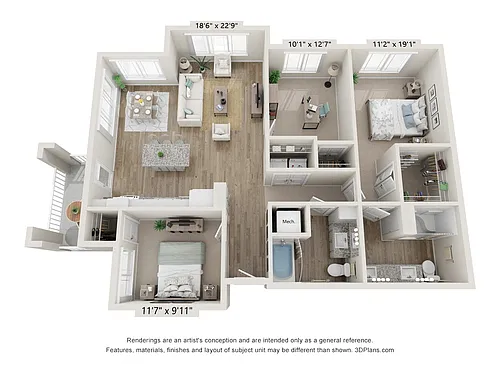 Floor plan 3A