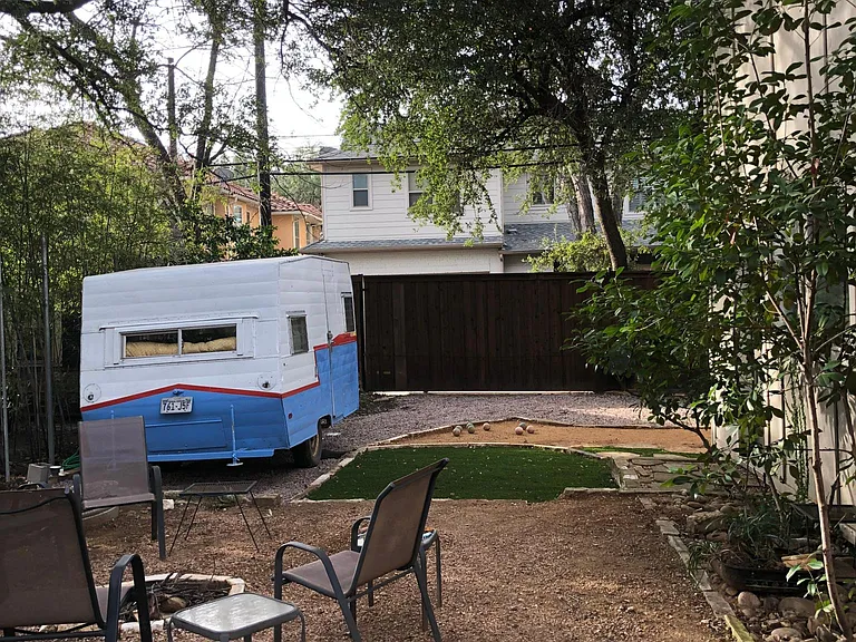 Shared backyard amenities. Make yourself at home!
