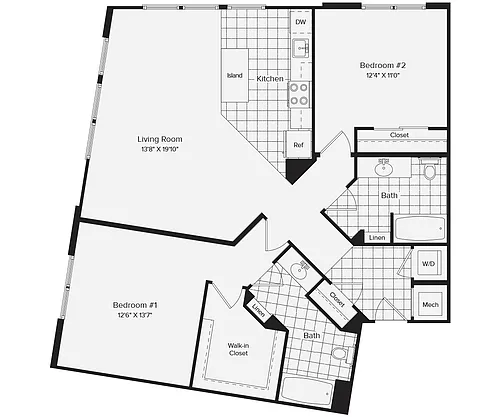 Floor plan B16