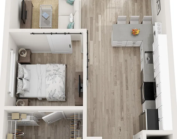 Plan A11 | 1 bedroom, 1 bathroom Plan A11 | 1 bedroom, 1 bathroom