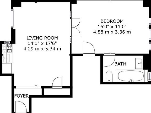 2nd image of 347 W 55th St APT 6F