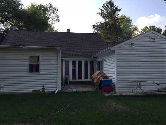 Patio in rear of the house