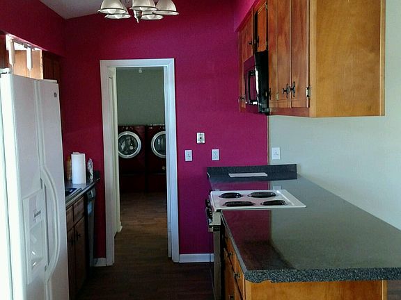 Kitchen and laundry room