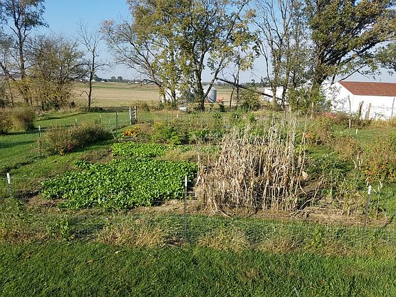 Garden spot looking west
