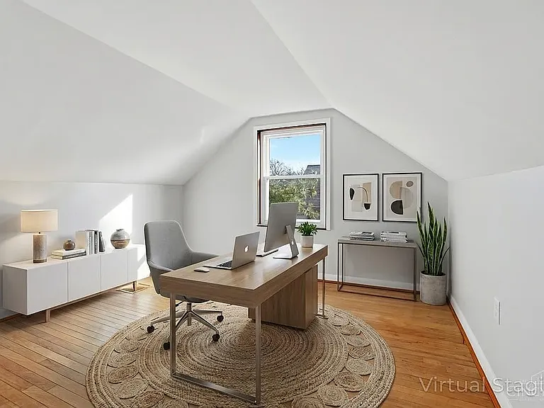 Upstairs bedroom 2 (virtually staged)