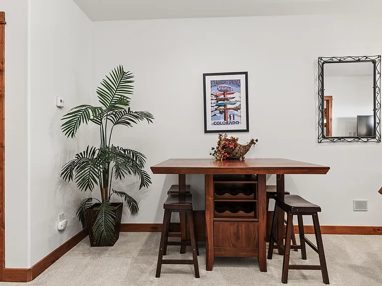 2nd Level - Living Area with Secondary Dining Table