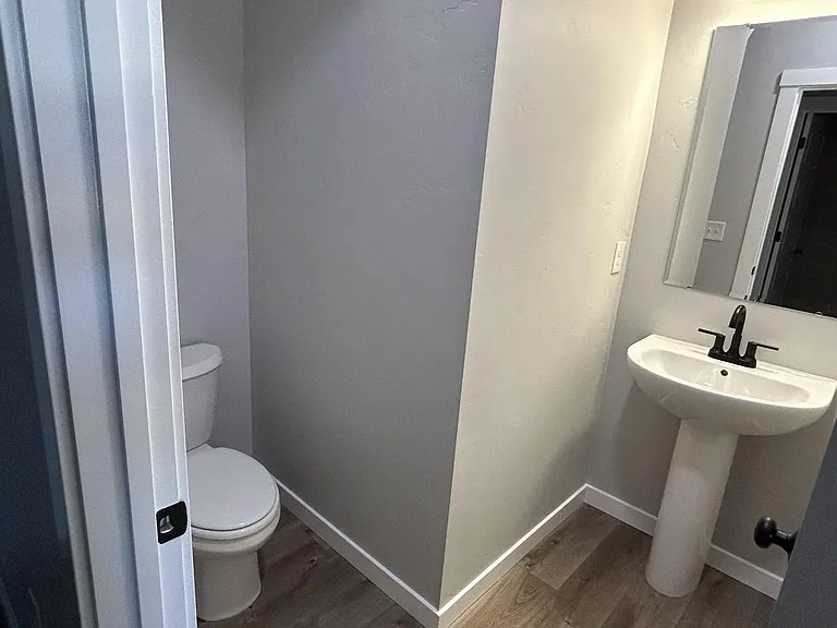 Down stairs half bath