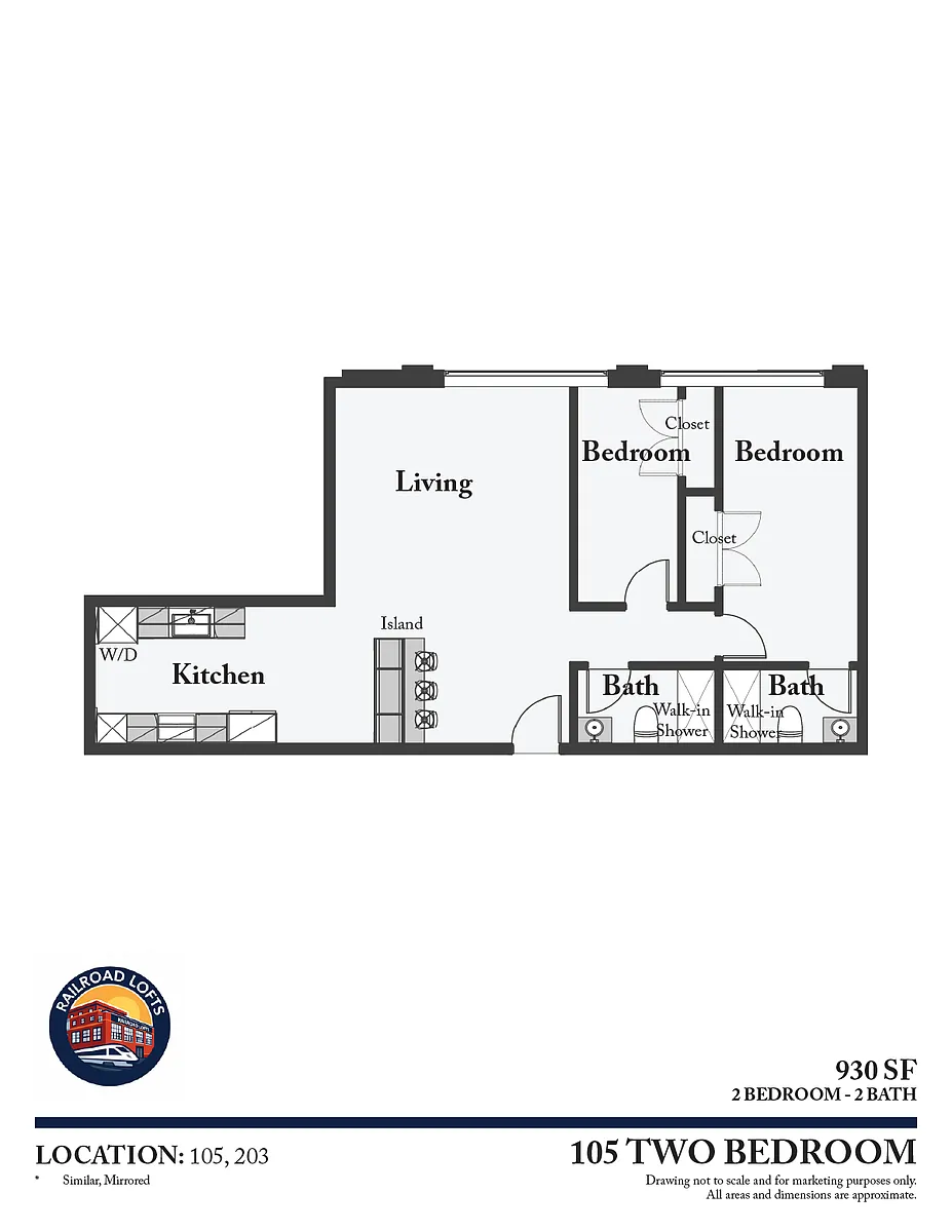 Floor plan One Bedroom With Den