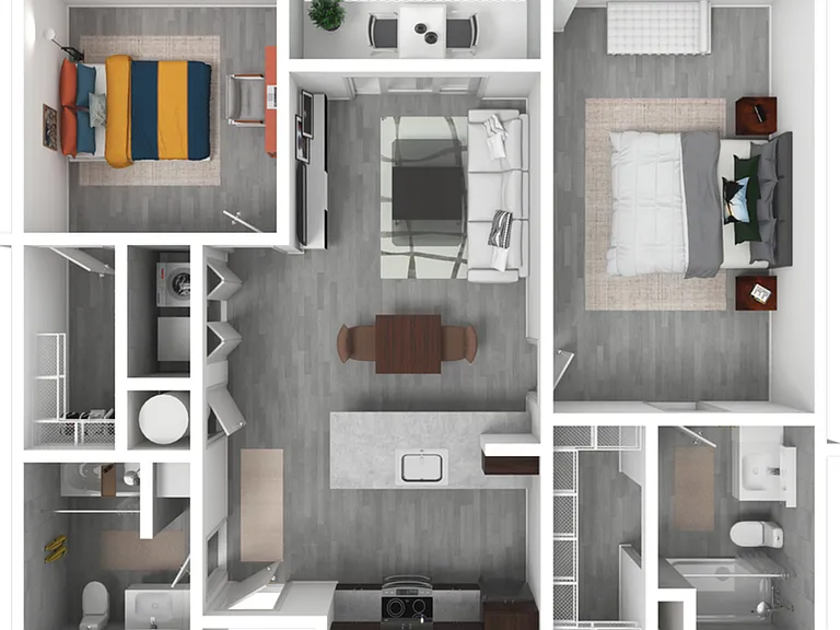 2 Bedroom B 2 Bedroom B
