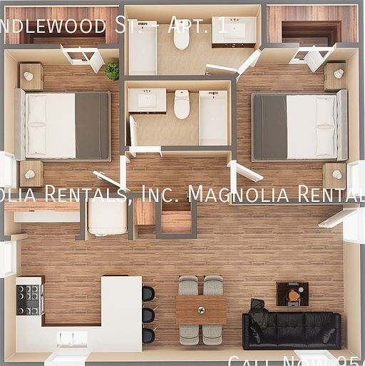 2nd image of 3108 Sandlewood St APT 1
