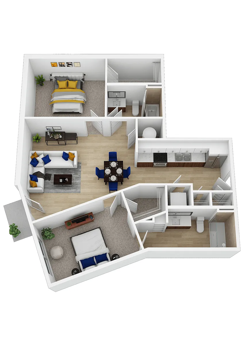Floor plan The Brook IV