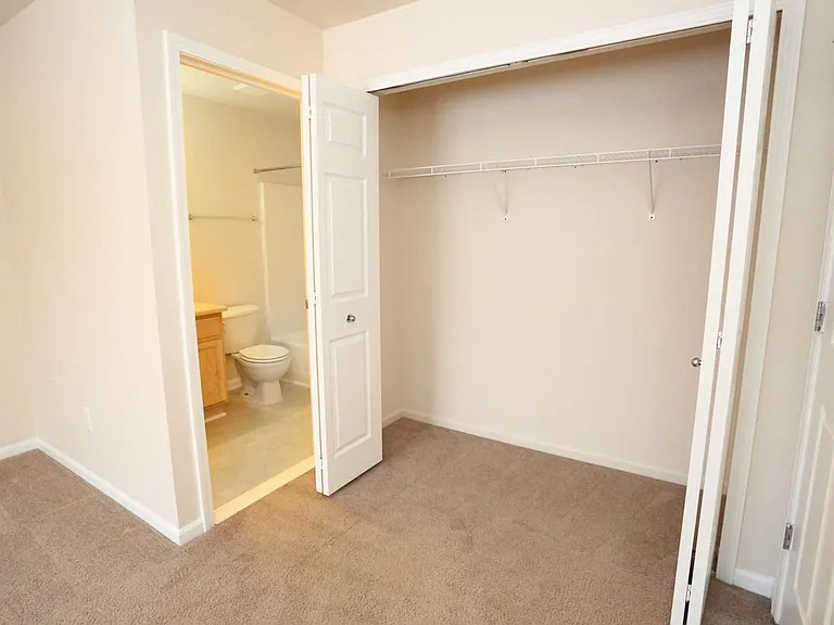 Two Bedroom Master Closet & Bath