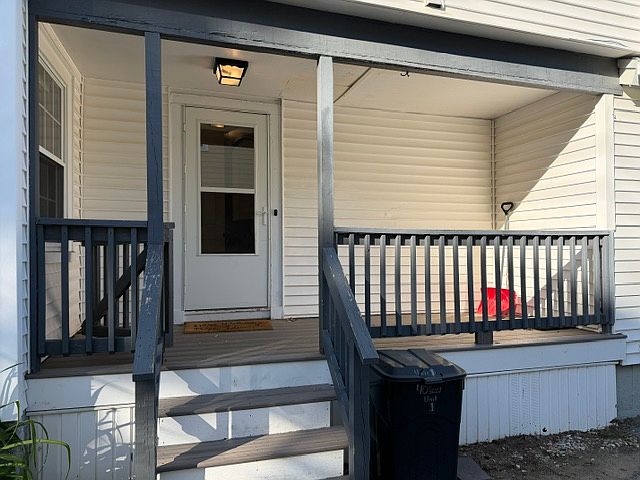 Private deck with separate entrance