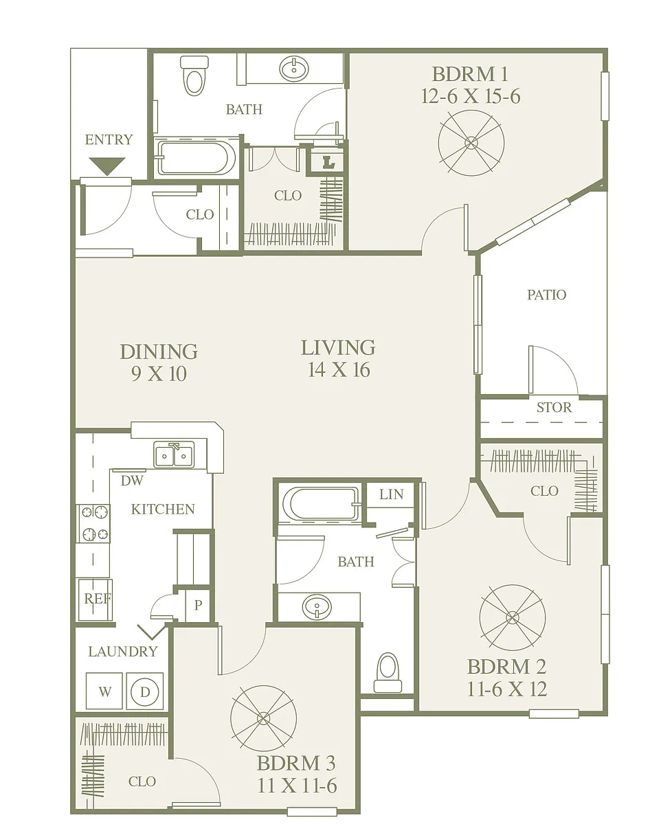 Floor plan The Bella Palmera