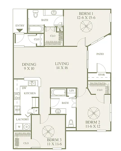 Floor plan The Bella Palmera