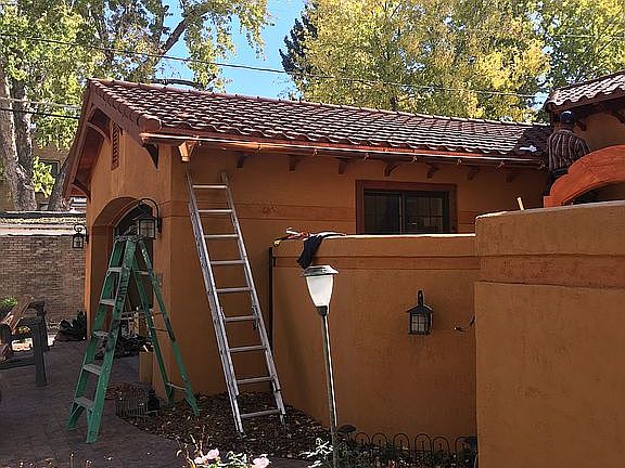 Copper gutters