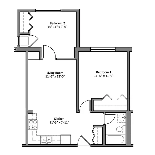 Floor plan The Escape