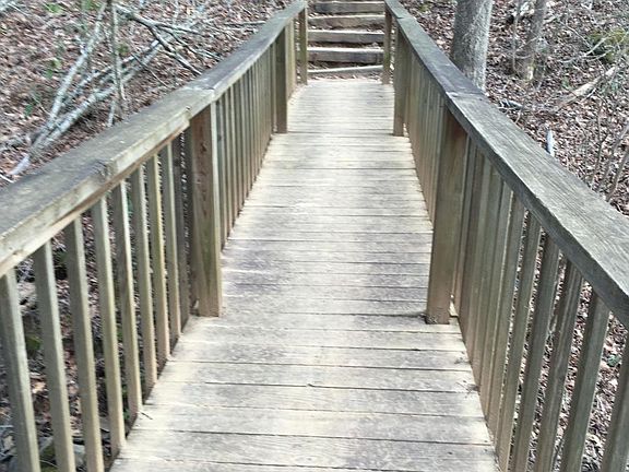 Bridge with a stream