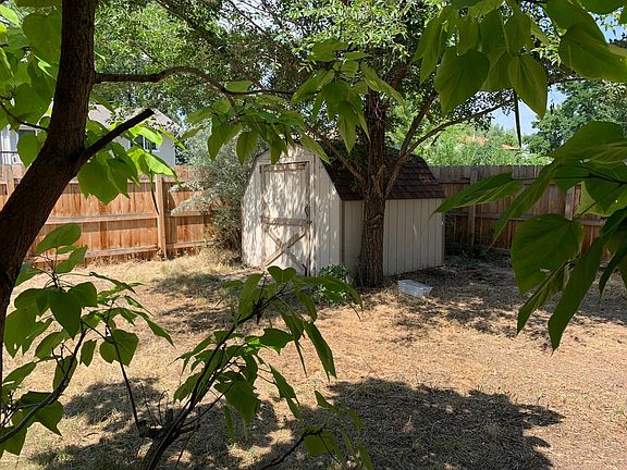 shed in the backyard for additional storage