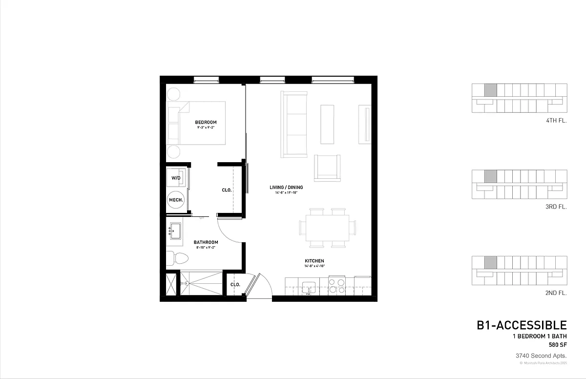Floor plan A1 - Affordable Program Studio