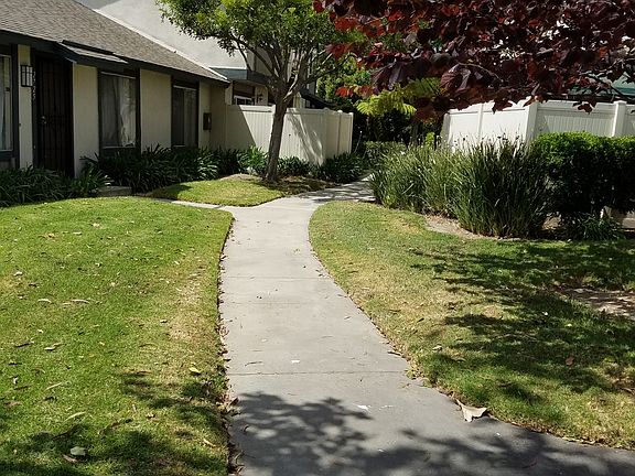 Front walkway to unit