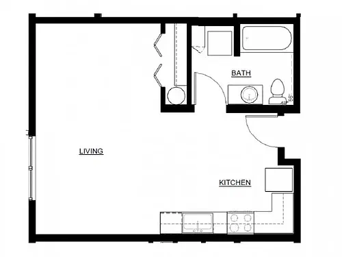 Floor plan STUDIO