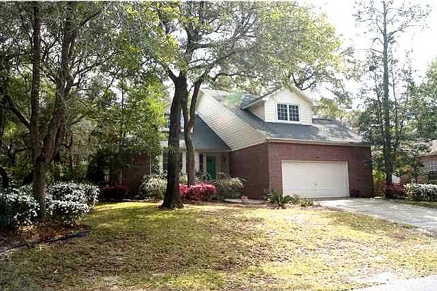 Beautiful front view of home