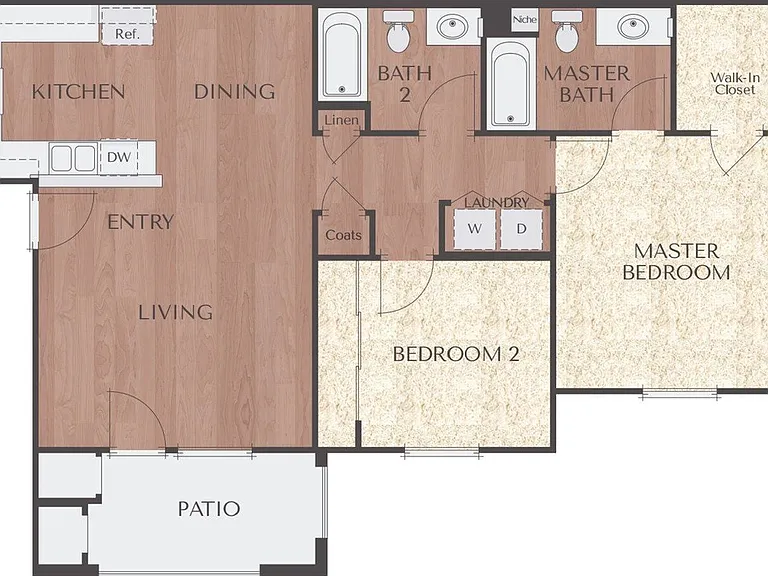 2a | 2X2 | 962 sq ft 2a | 2X2 | 962 sq ft
