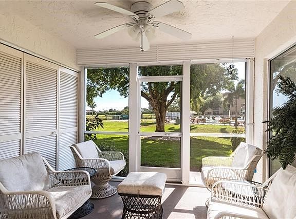 Sunny Lanai with roll down hurricane shutters...
